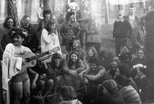 Hippie summer camp in Gauja, Latvia, 1979